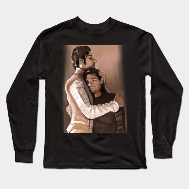 Quentin & Eliot Long Sleeve T-Shirt by Daria Popkova